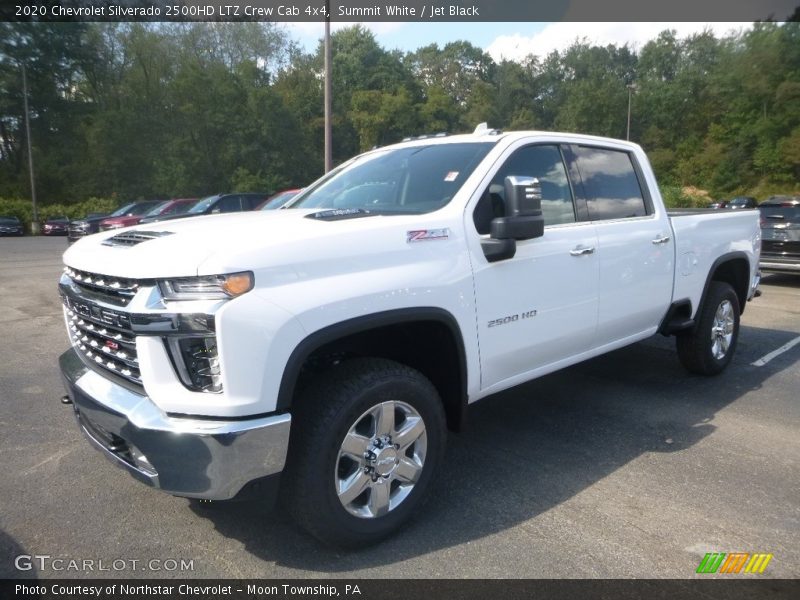 Summit White / Jet Black 2020 Chevrolet Silverado 2500HD LTZ Crew Cab 4x4