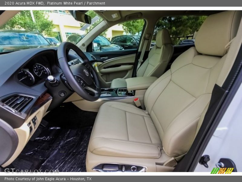 Platinum White Pearl / Parchment 2020 Acura MDX FWD