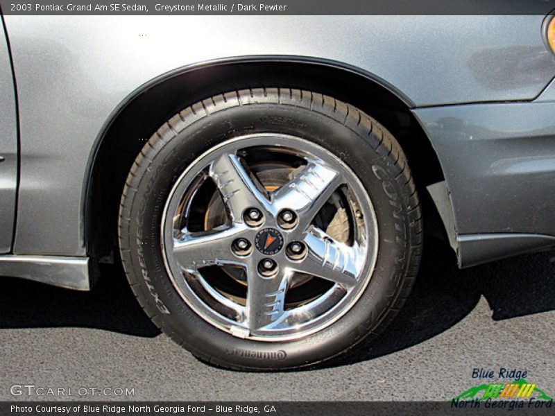 Greystone Metallic / Dark Pewter 2003 Pontiac Grand Am SE Sedan