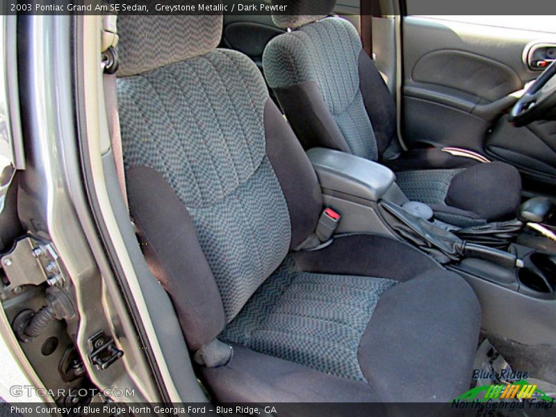 Greystone Metallic / Dark Pewter 2003 Pontiac Grand Am SE Sedan