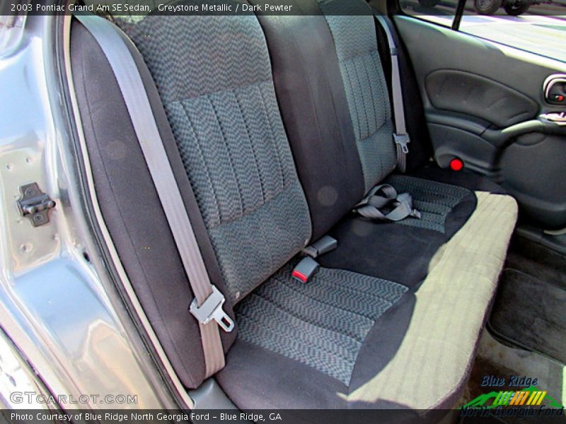Greystone Metallic / Dark Pewter 2003 Pontiac Grand Am SE Sedan