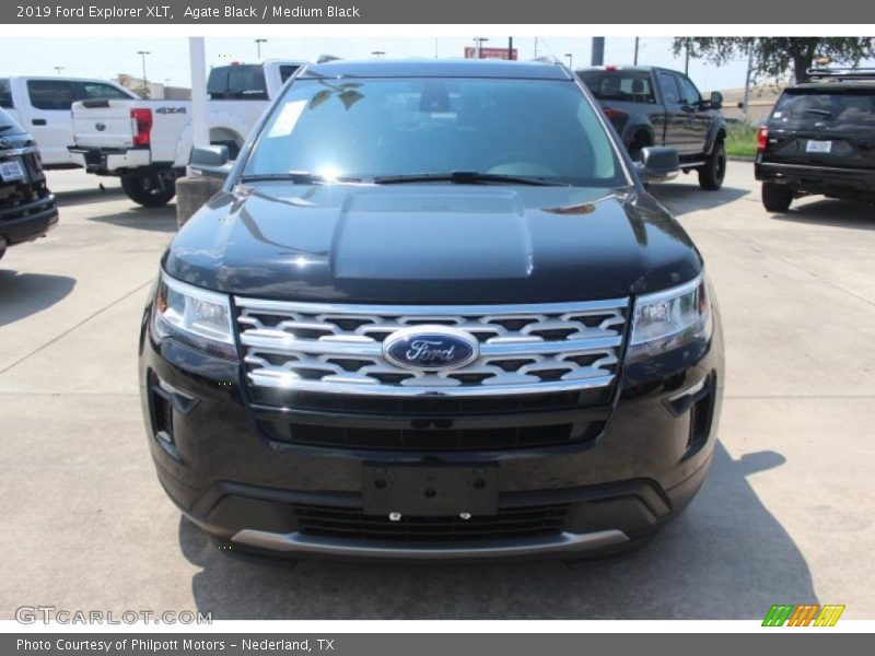 Agate Black / Medium Black 2019 Ford Explorer XLT