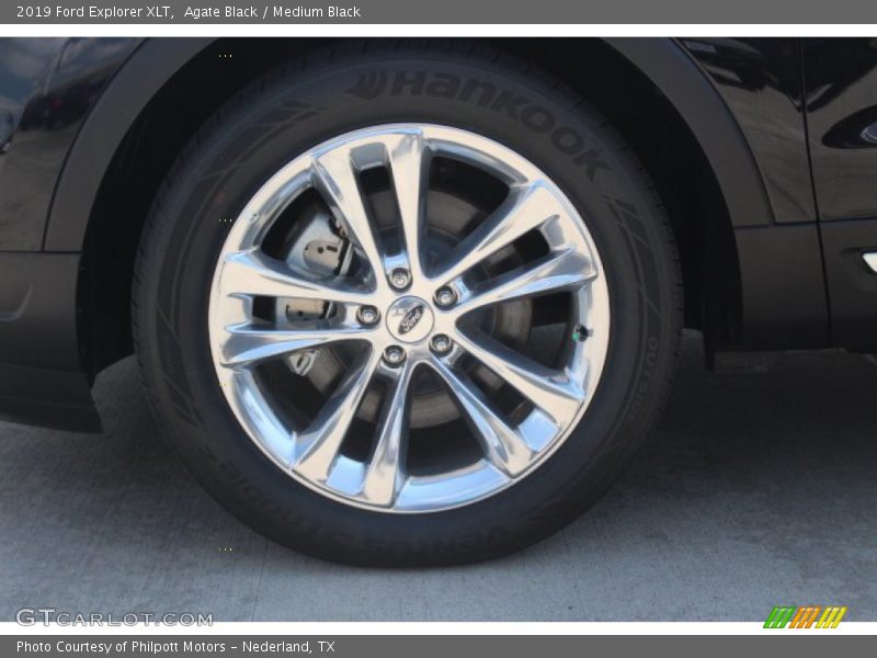 Agate Black / Medium Black 2019 Ford Explorer XLT