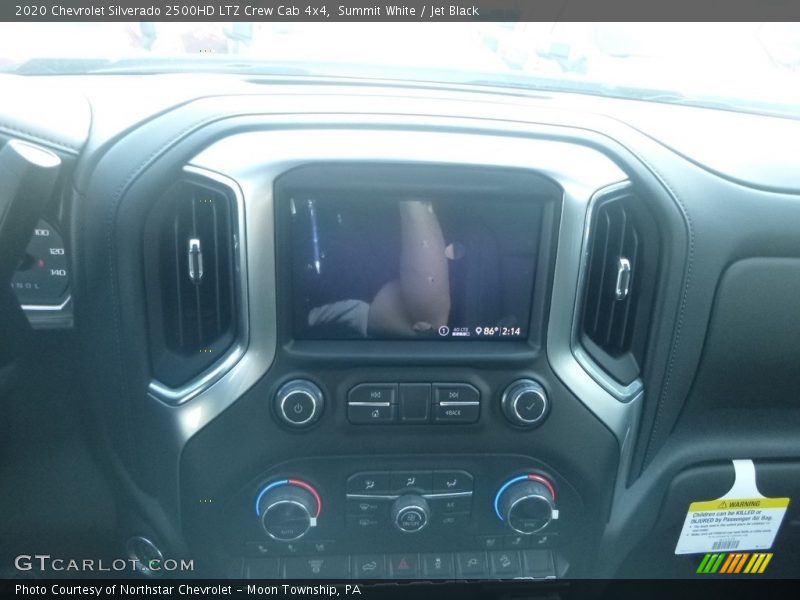 Summit White / Jet Black 2020 Chevrolet Silverado 2500HD LTZ Crew Cab 4x4