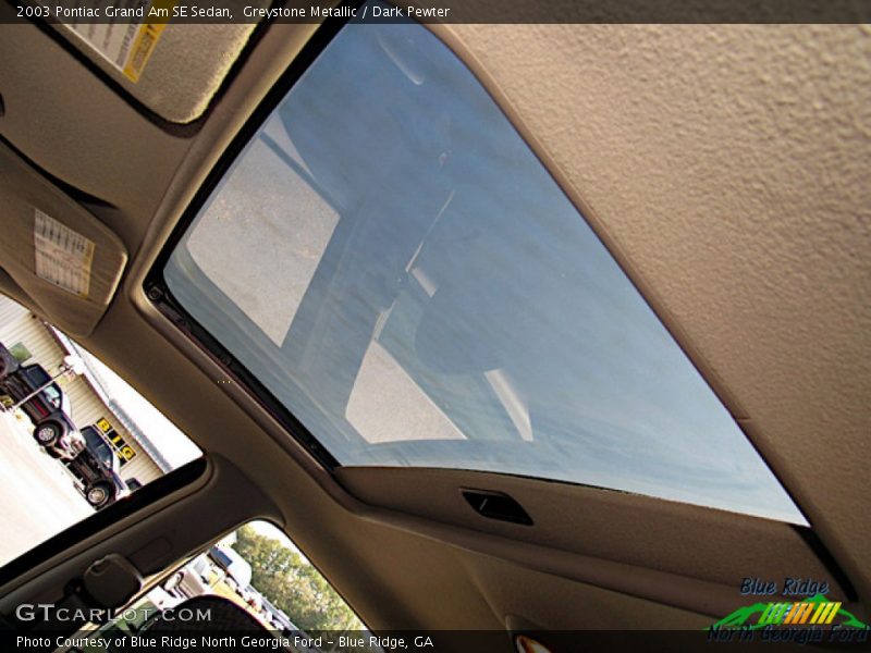 Greystone Metallic / Dark Pewter 2003 Pontiac Grand Am SE Sedan