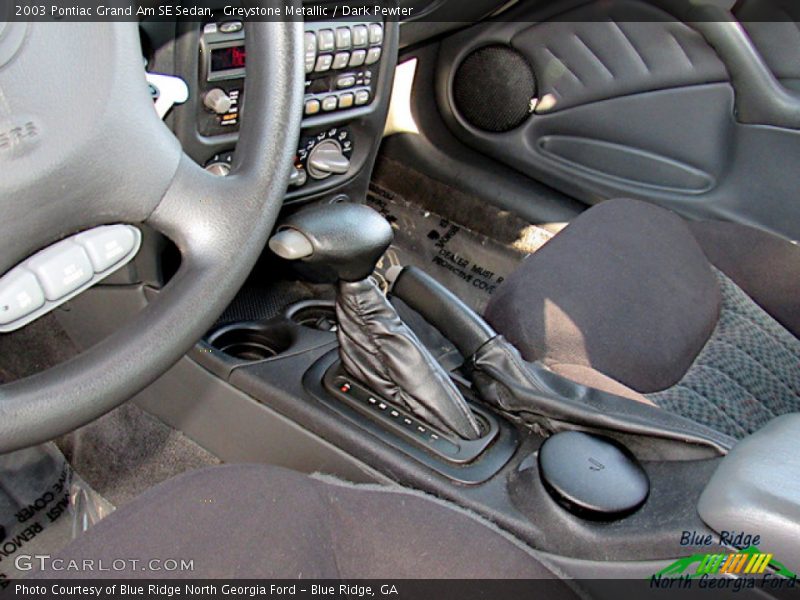 Greystone Metallic / Dark Pewter 2003 Pontiac Grand Am SE Sedan