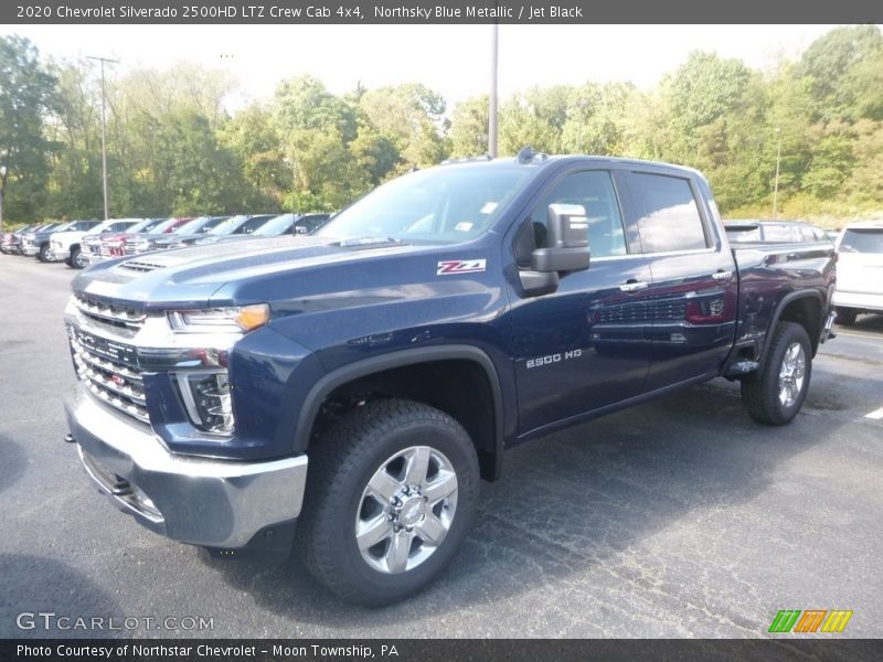Northsky Blue Metallic / Jet Black 2020 Chevrolet Silverado 2500HD LTZ Crew Cab 4x4