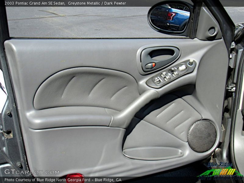 Greystone Metallic / Dark Pewter 2003 Pontiac Grand Am SE Sedan