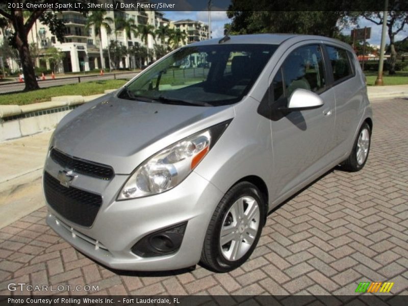 Silver Ice / Dark Pewter/Silver 2013 Chevrolet Spark LT