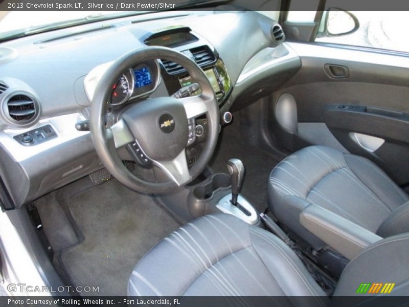 Silver Ice / Dark Pewter/Silver 2013 Chevrolet Spark LT