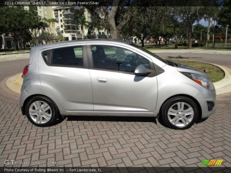 Silver Ice / Dark Pewter/Silver 2013 Chevrolet Spark LT