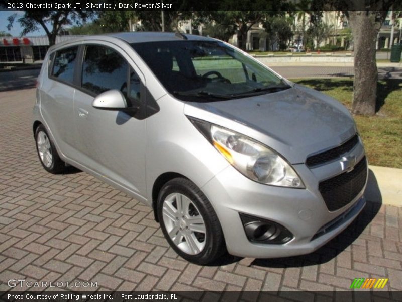 Silver Ice / Dark Pewter/Silver 2013 Chevrolet Spark LT