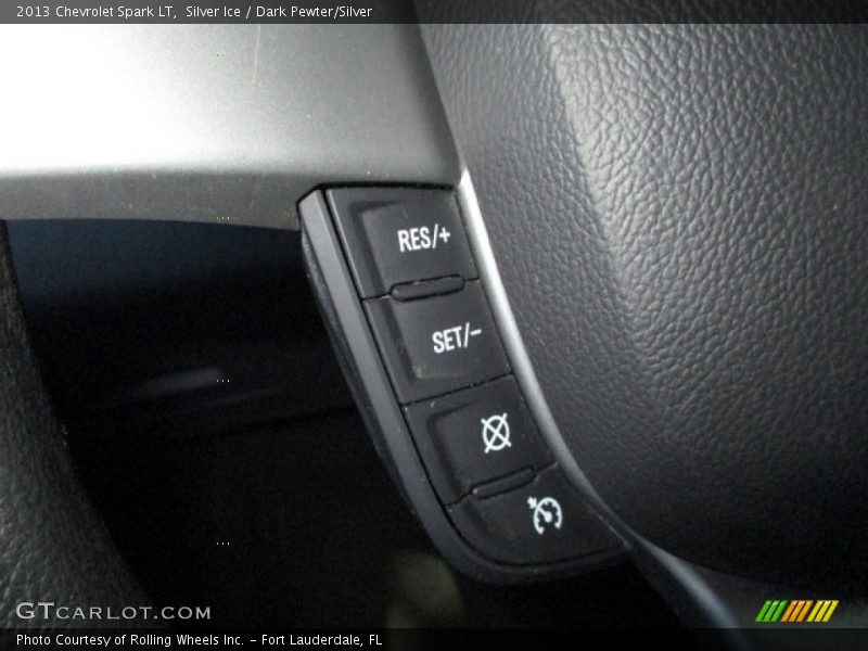 Silver Ice / Dark Pewter/Silver 2013 Chevrolet Spark LT