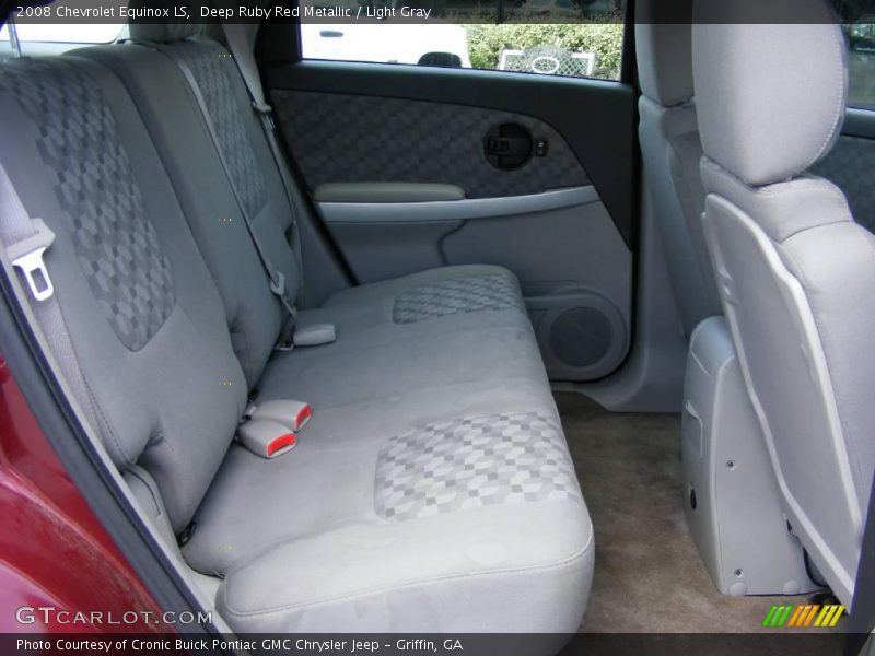 Deep Ruby Red Metallic / Light Gray 2008 Chevrolet Equinox LS