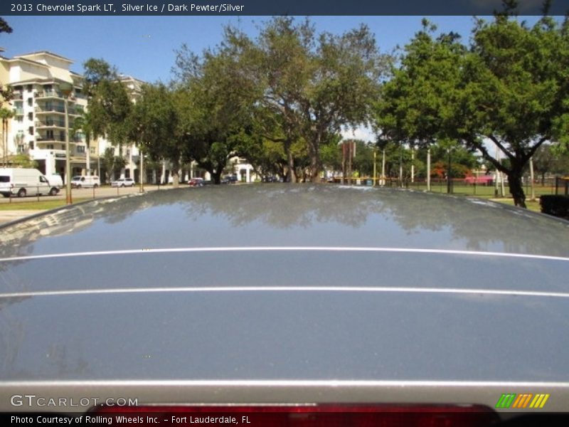 Silver Ice / Dark Pewter/Silver 2013 Chevrolet Spark LT