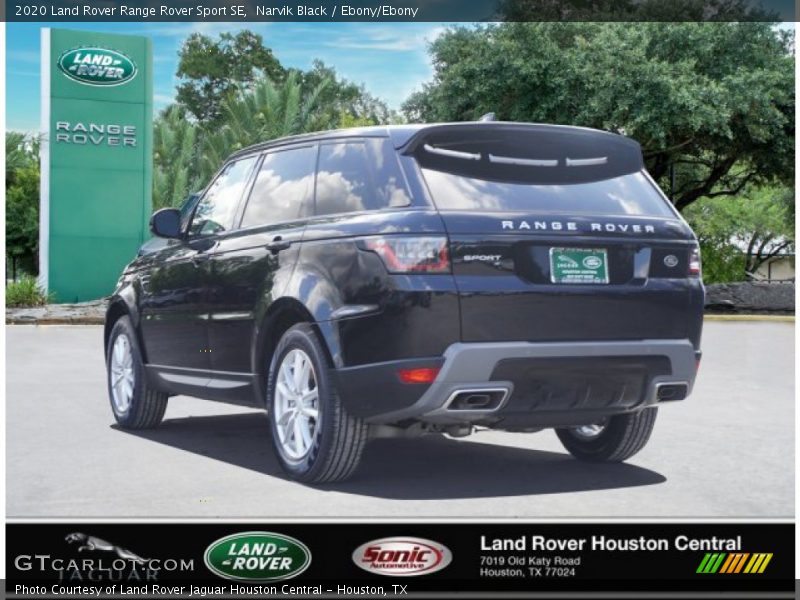 Narvik Black / Ebony/Ebony 2020 Land Rover Range Rover Sport SE