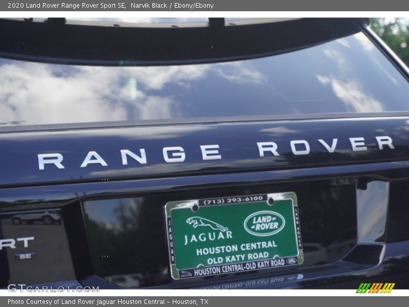 Narvik Black / Ebony/Ebony 2020 Land Rover Range Rover Sport SE