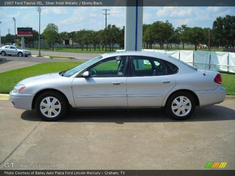 Silver Frost Metallic / Ebony Black 2007 Ford Taurus SEL