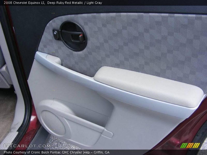 Deep Ruby Red Metallic / Light Gray 2008 Chevrolet Equinox LS