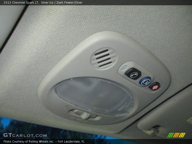 Silver Ice / Dark Pewter/Silver 2013 Chevrolet Spark LT