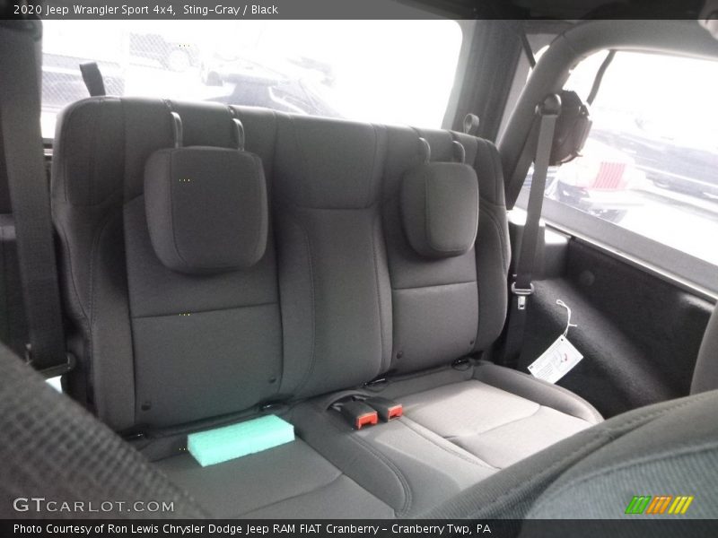 Rear Seat of 2020 Wrangler Sport 4x4