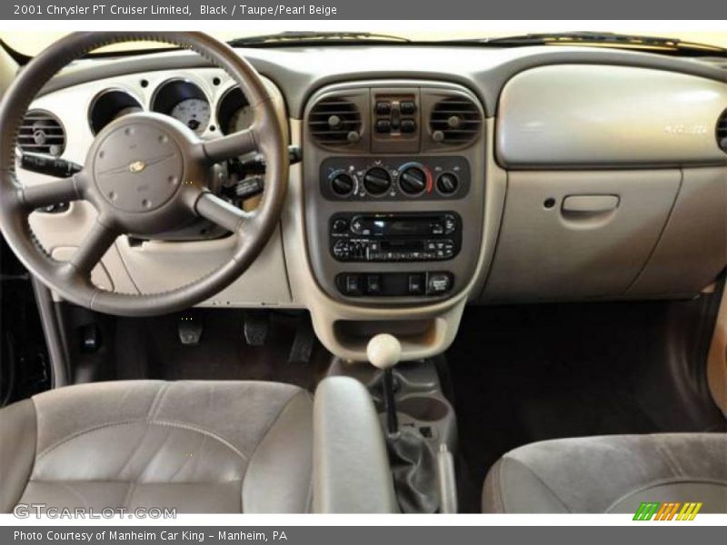 Black / Taupe/Pearl Beige 2001 Chrysler PT Cruiser Limited