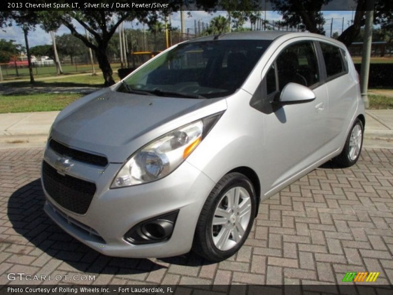Silver Ice / Dark Pewter/Silver 2013 Chevrolet Spark LT