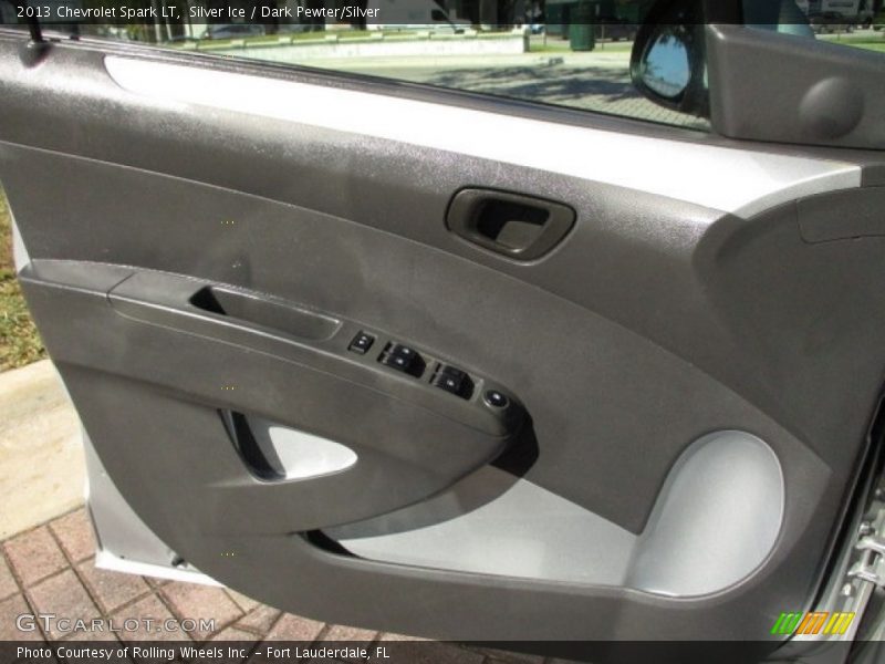 Silver Ice / Dark Pewter/Silver 2013 Chevrolet Spark LT