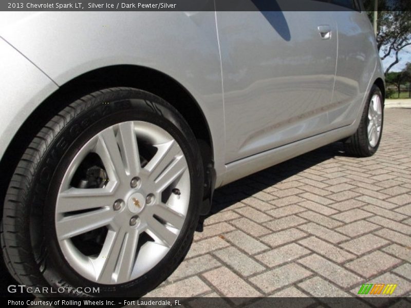 Silver Ice / Dark Pewter/Silver 2013 Chevrolet Spark LT