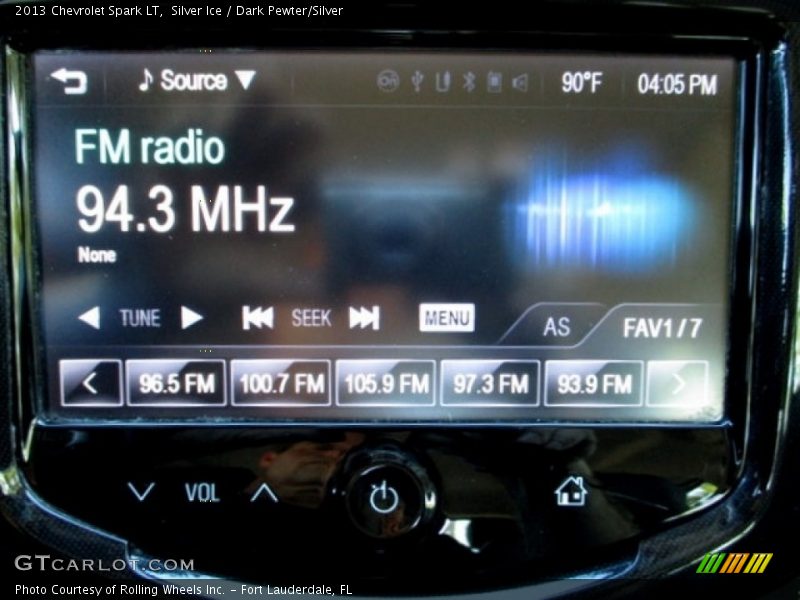 Silver Ice / Dark Pewter/Silver 2013 Chevrolet Spark LT