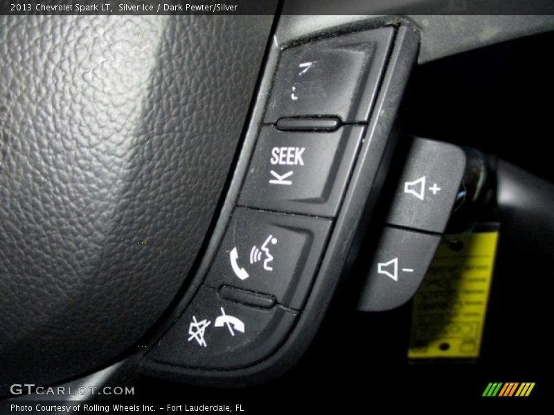 Silver Ice / Dark Pewter/Silver 2013 Chevrolet Spark LT