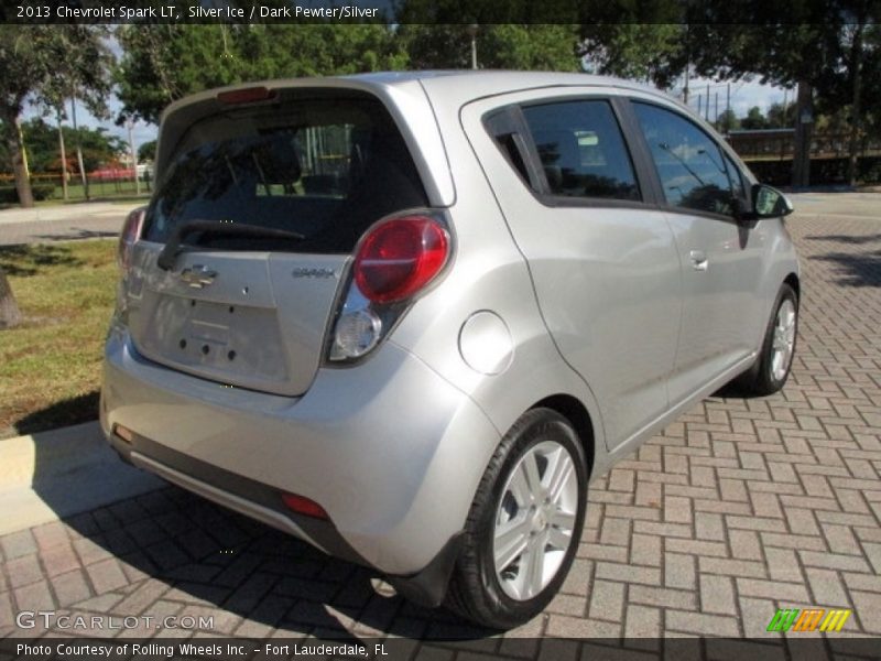 Silver Ice / Dark Pewter/Silver 2013 Chevrolet Spark LT