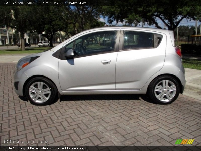 Silver Ice / Dark Pewter/Silver 2013 Chevrolet Spark LT