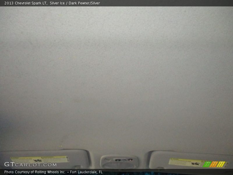 Silver Ice / Dark Pewter/Silver 2013 Chevrolet Spark LT