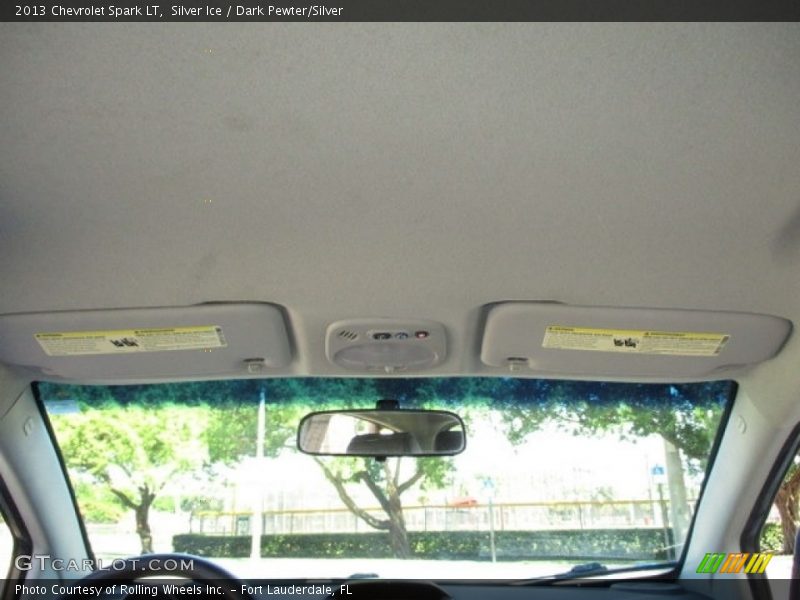 Silver Ice / Dark Pewter/Silver 2013 Chevrolet Spark LT