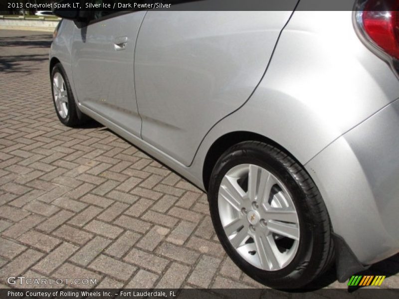 Silver Ice / Dark Pewter/Silver 2013 Chevrolet Spark LT