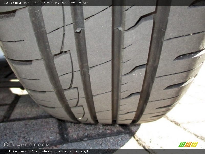 Silver Ice / Dark Pewter/Silver 2013 Chevrolet Spark LT