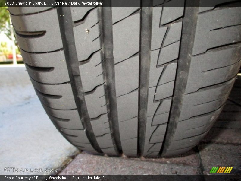 Silver Ice / Dark Pewter/Silver 2013 Chevrolet Spark LT