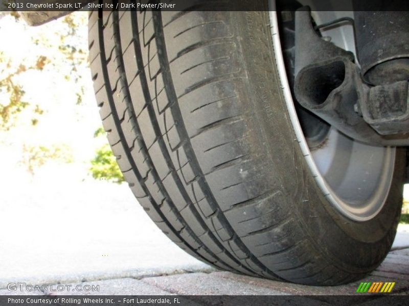 Silver Ice / Dark Pewter/Silver 2013 Chevrolet Spark LT