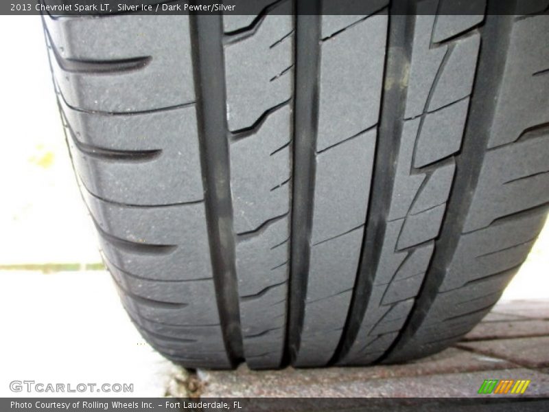 Silver Ice / Dark Pewter/Silver 2013 Chevrolet Spark LT