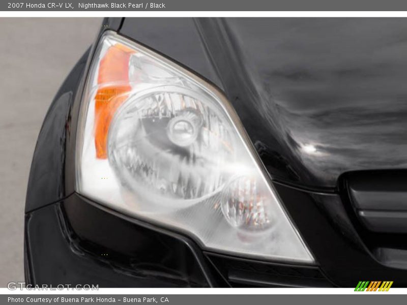 Nighthawk Black Pearl / Black 2007 Honda CR-V LX
