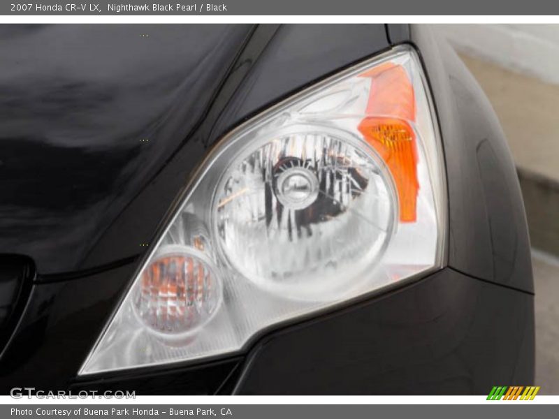 Nighthawk Black Pearl / Black 2007 Honda CR-V LX