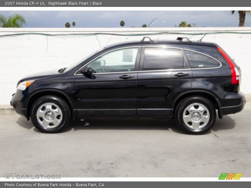 Nighthawk Black Pearl / Black 2007 Honda CR-V LX