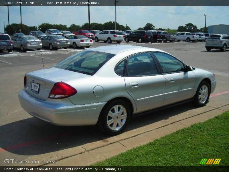 Silver Frost Metallic / Ebony Black 2007 Ford Taurus SEL