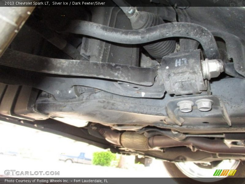 Silver Ice / Dark Pewter/Silver 2013 Chevrolet Spark LT