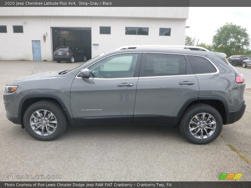 Sting-Gray / Black 2020 Jeep Cherokee Latitude Plus 4x4