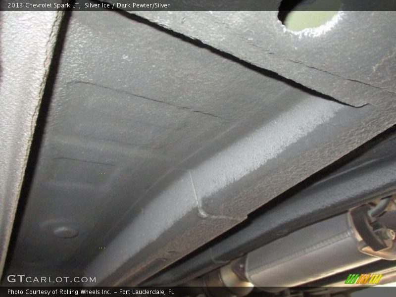 Silver Ice / Dark Pewter/Silver 2013 Chevrolet Spark LT