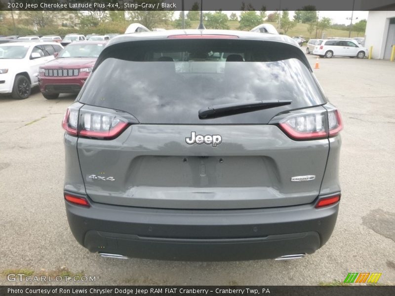 Sting-Gray / Black 2020 Jeep Cherokee Latitude Plus 4x4