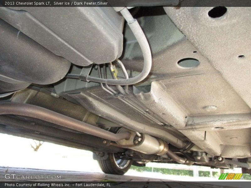 Silver Ice / Dark Pewter/Silver 2013 Chevrolet Spark LT