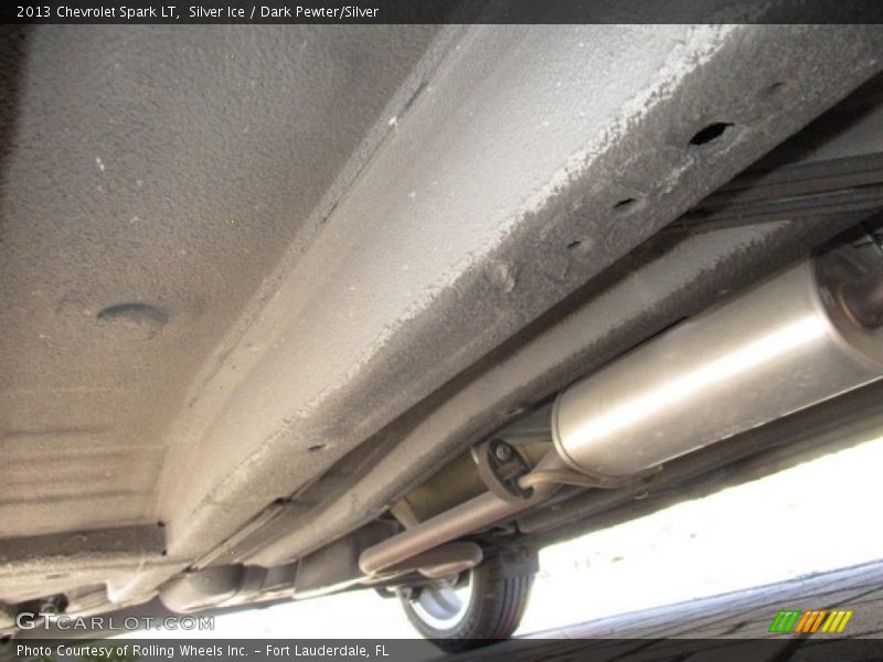 Silver Ice / Dark Pewter/Silver 2013 Chevrolet Spark LT